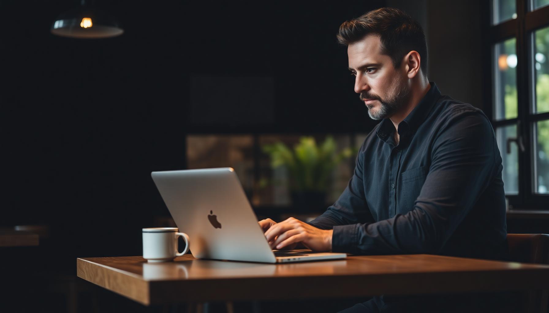 Small business owner working from a home office